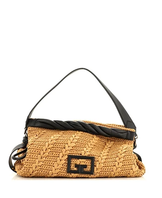 Pre-Owned Givenchy Large ID93 Bag Woven Raffia