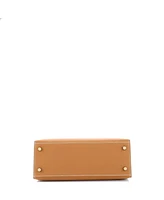 Pre-Owned HERMES Kelly 25 Handbag Brown Epsom with Gold Hardware