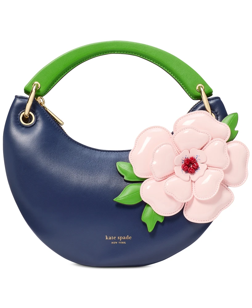 kate spade new york Expo Floral Small Leather Top Handle Bag