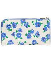 kate spade new york Devin Springtime Leather Zip-Around Continental Wallet