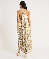 The Good Journey Women's Printed Racerback Maxi Dress