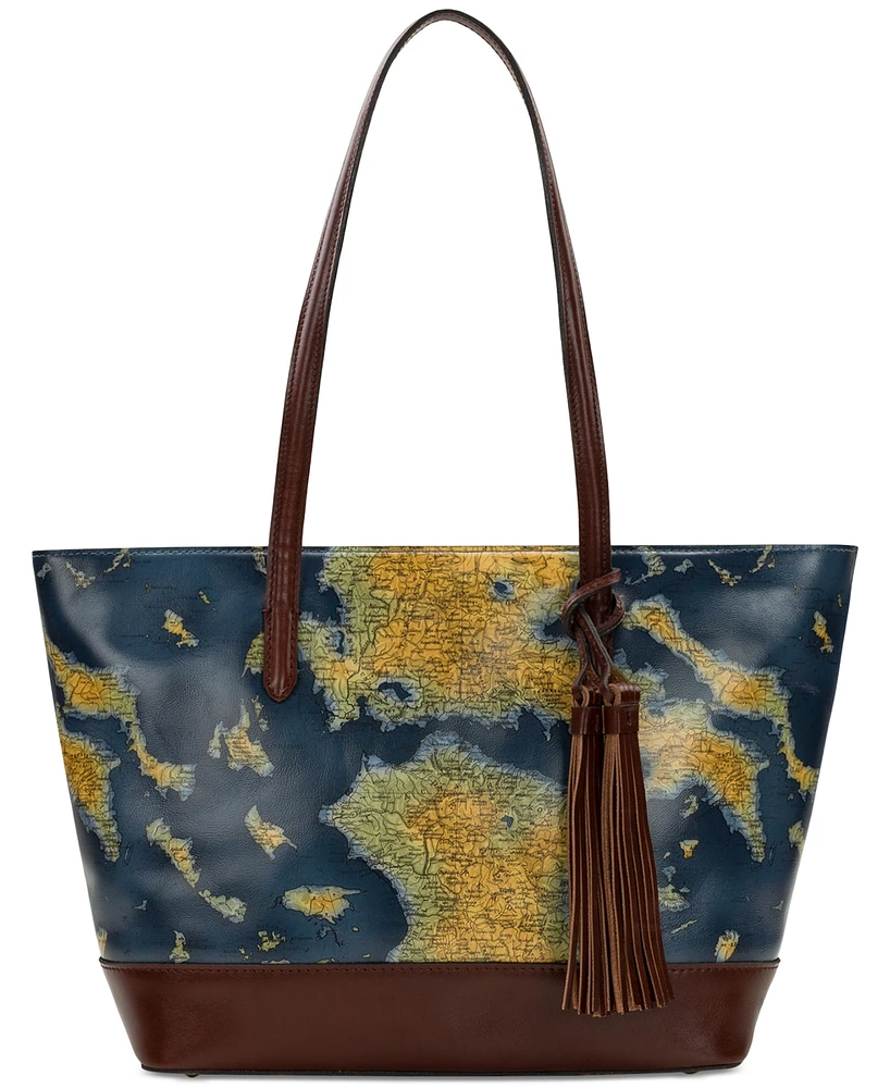 Patricia Nash Verzi Large Leather Tote