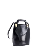 Pre-Owned Salvatore Ferragamo North South Wanda Top Handle Shoulder Bag Leather