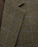 Mango Men's Slim-Fit Wool Houndstooth Blazer