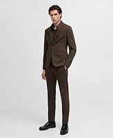 Mango Men's Eu Super Slim-Fit Suit Pants