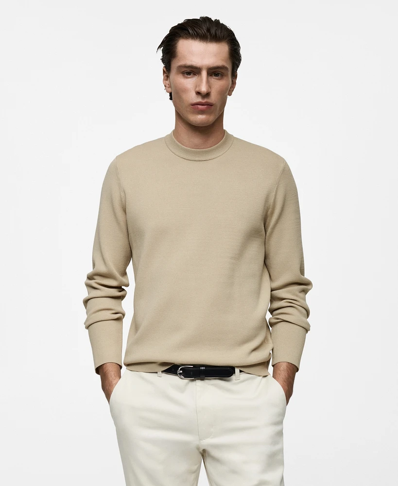 Mango Men's Eu Regular-Fit Knit Sweater