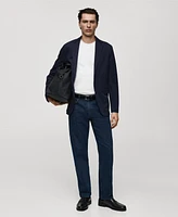 Mango Men's Eu Slim-Fit Cotton Blazer