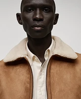 Mango Men's Double-Faced Sheepskin Jacket