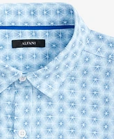 Alfani Men's Kaleidoscope Short Sleeve Geo Print Button-Front Performance Shirt, Exclusively at Macy's