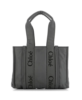 Pre-Owned Chloe Medium Woody Tote Recycled Nylon