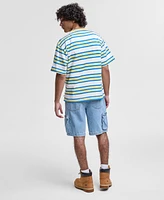 Mode of One Men's Relaxed-Fit Stripe T-Shirt, Exclusively at Macy's