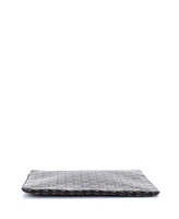 Pre-Owned Goyard Mm Senat Zip Pouch Coated Canvas
