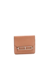 Pre-Owned HERMES Roulis Slim Wallet Chevre Mysore