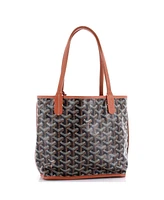 Pre-Owned Goyard Mini Anjou Reversible Tote Coated Canvas