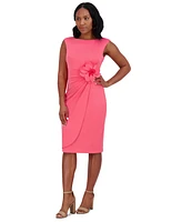 Jessica Howard Women's Rosette Sheath Dress