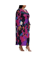 City Chic Plus Size Kaya Print Maxi Dress