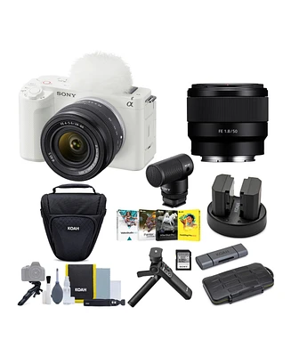 Sony Alpha Zv-E1 Mirrorless Camera (28-60, 50mm Lenses, with Accessory Kit