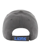 '47 Brand Men's Charcoal Detroit Lions Mvp Adjustable Hat