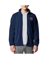 Columbia Men's Navy Auburn Tigers Flanker Iv Fleece Raglan Full-Zip Jacket
