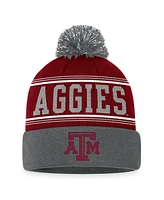 Top of the World Men's Maroon Texas A M Aggies Draft Cuffed Knit Hat with Pom