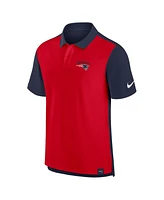 Nike Men's Navy/Red New England Patriots Blitz Pique Polo