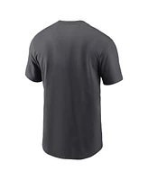 Nike Men's Anthracite Baltimore Ravens Helmet Essential T-Shirt