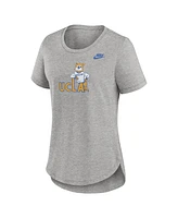 Nike Women's Heather Gray Ucla Bruins Legacy Tri-Blend T-Shirt