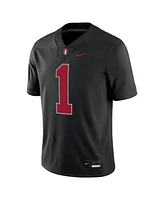 Nike Men's 1 Black Stanford Cardinal Alternate Game Jersey