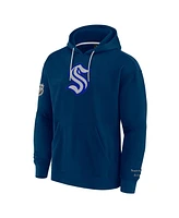 Fanatics Men's Deep Sea Blue Seattle Kraken Elements Pace Pullover Hoodie