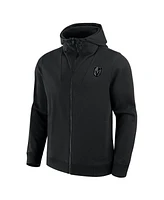 Fanatics Men's Black Vegas Golden Knights Elements Tonal Primary Tri-Blend Full-Zip Hoodie