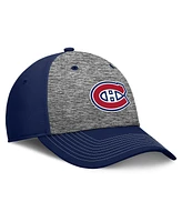 Fanatics Men's Gray/Navy Montreal Canadiens Fundamental Top Shelf 2-Tone Flex Hat