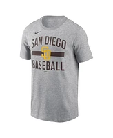 Nike Men's Heather Gray San Diego Padres Arched T-Shirt