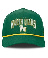 Fanatics Men's Kelly Green Minnesota North Stars Decades Collection A-Frame Rope Adjustable Hat