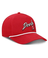 Fanatics Men's Red New Jersey Devils Decades Collection A-Frame Rope Adjustable Hat