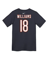 Nike Preschool Caleb Williams Navy Chicago Bears Player Name Number T-Shirt