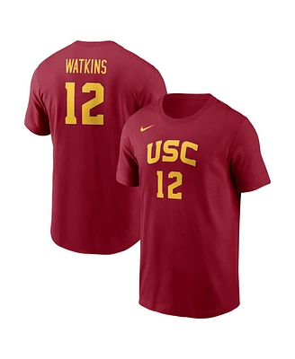 Nike Men's and Women's JuJu Watkins Cardinal Usc Trojans Player Name Number T-Shirt