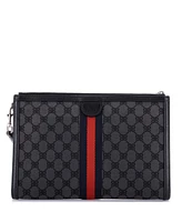 Pre-Owned Balenciaga x Gucci The Hacker Project Web Wristlet Clutch Bb Canvas