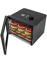 Elite Cuisine Digital Food Dehydrator with 4 Stainless Steel Trays