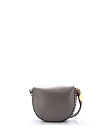 Pre-Owned Stella McCartney Medium Frayme Flap Shoulder Bag Faux Leather