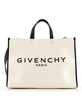 Pre-Owned Givenchy Medium G-Tote 4G Embossed Coated Canvas