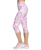 Skechers Women's Go Walk Seascape Floral Capri Leggings