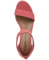 Style & Co Women's Paycee Two-Piece Dress Sandals, Exclusively at Macy's