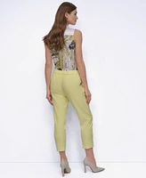 Dkny Women's Flat-Front Straight-Leg Ankle Pants