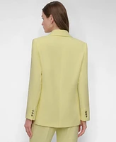 Dkny Women's Notch-Collar One-Button Long-Sleeve Jacket