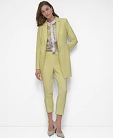 Dkny Women's Notch-Collar One-Button Long Topper