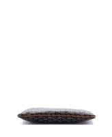 Pre-Owned Goyard Mm Senat Zip Pouch Coated Canvas