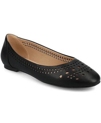 Journee Collection Women's Kamrah Round Toe Dress Flats