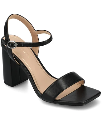 Journee Collection Women's Tivona Ankle Strap Dress Sandals