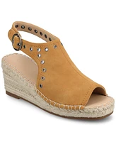 Journee Collection Women's Crisie Peep Toe Espadrille Wedge Sandals