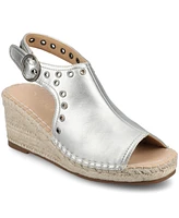Journee Collection Women's Crisie Peep Toe Espadrille Wedge Sandals